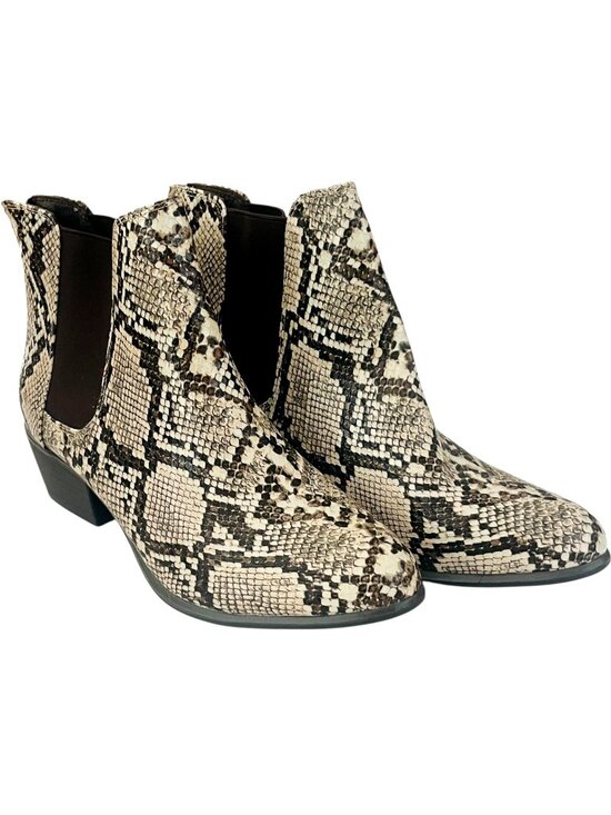 Esprit Shoes - Espirit Women’s Tylee Natural Snake Ankle Boots Size 8M - NEW